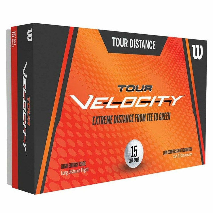 Golf Balls * | Wilson Tour Velocity Tour Distance Golf Balls (15 Ball Pack)