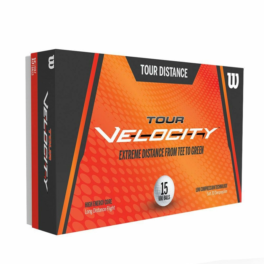 Golf Balls * | Wilson Tour Velocity Tour Distance Golf Balls (15 Ball Pack)