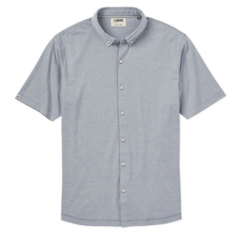 Apparel * | Linksoul Hybrid Oxford Short Sleeve Dusty Lavender