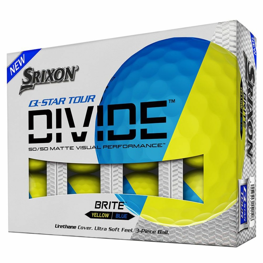 Golf Balls * | Srixon Q-Star Tour Divide Blue Golf Balls