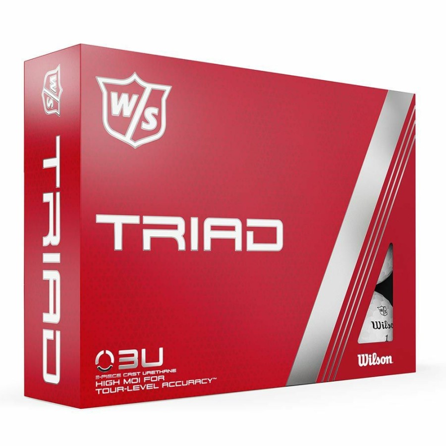 Golf Balls * | Wilson Staff Triad Golf Balls