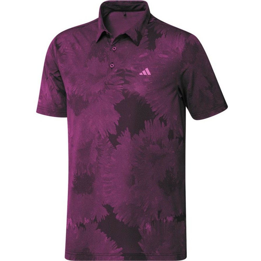 Apparel * | Adidas Flower Mesh Polo