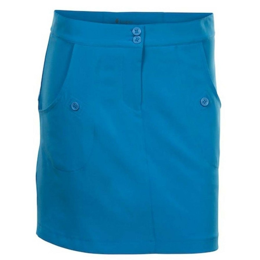 Apparel * | Nancy Lopez Charming Skort Plus Size Blue Bird